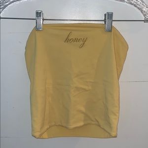 Brandy Melville “honey” rare Jenny tube top